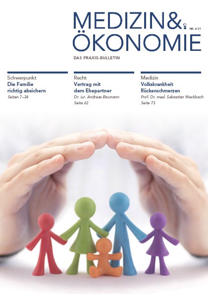 Titelblatt Medizin&Ökonomie, 04_2021